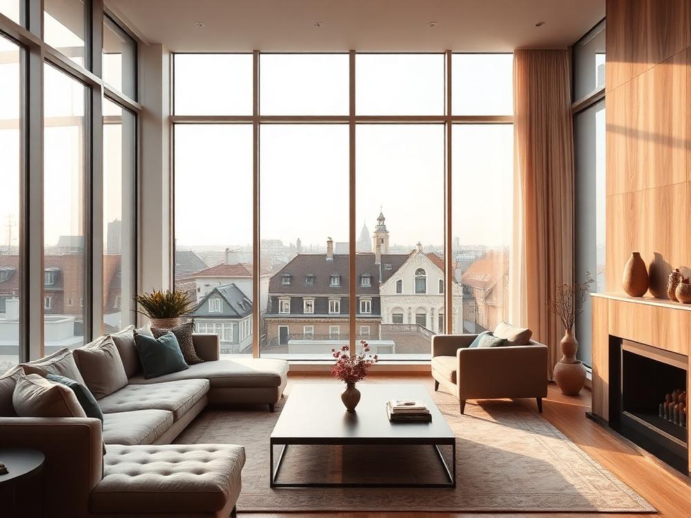 Elegantes Penthouse mit Fernblick